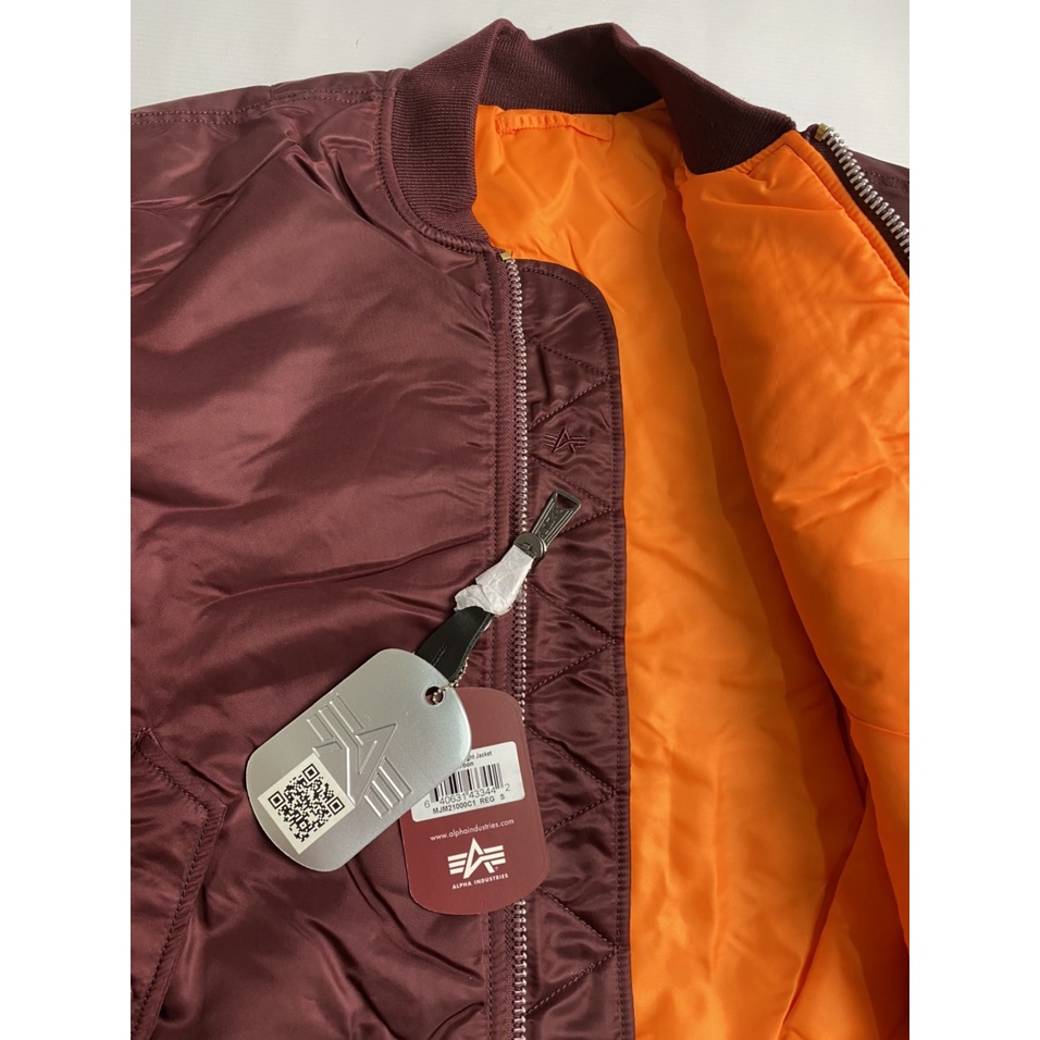 Áo pilot Ma1 - hàng chính hãng Alpha industries form slim fit.