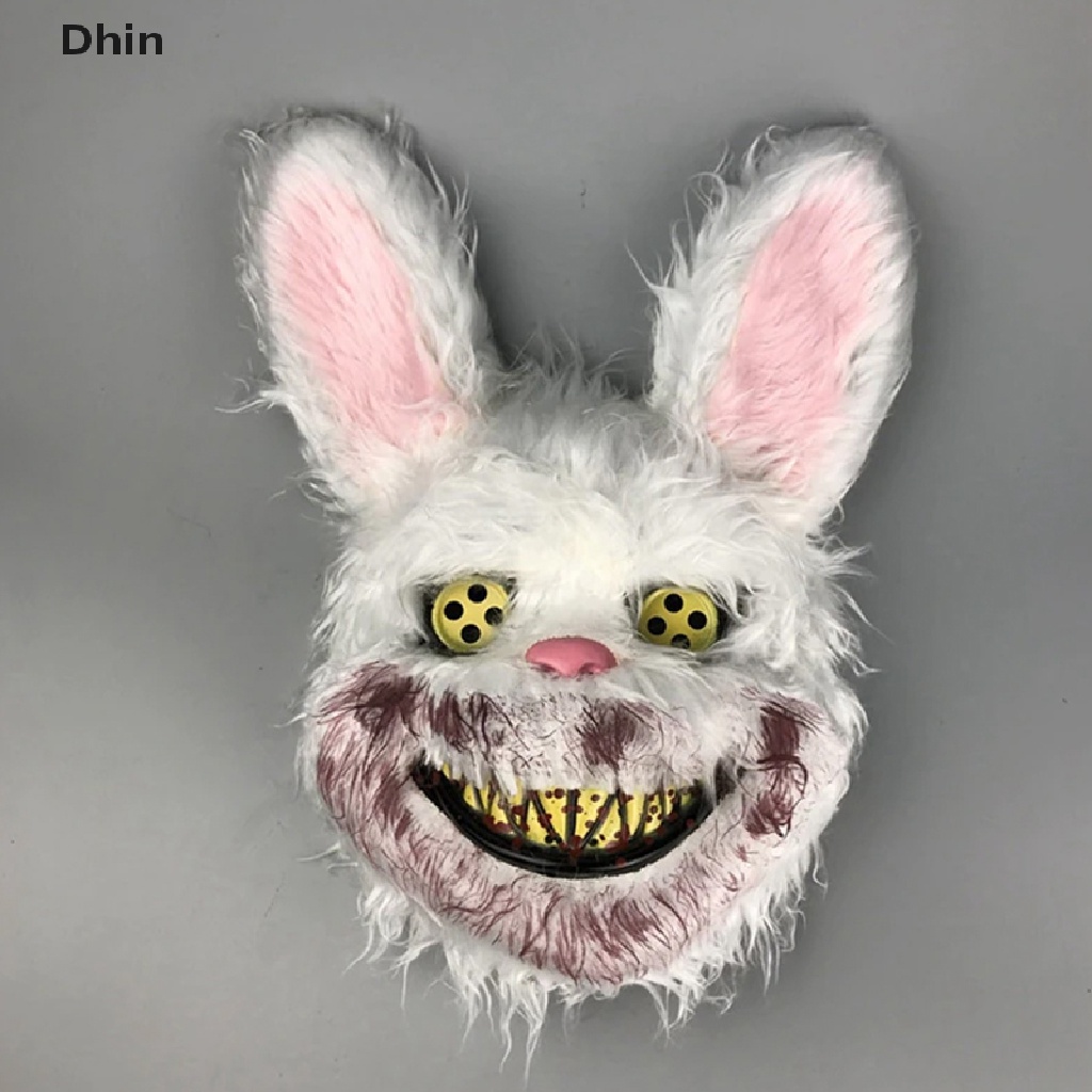 Mặt Nạ Hóa Trang Halloween Hình Thỏ Kinh Dị