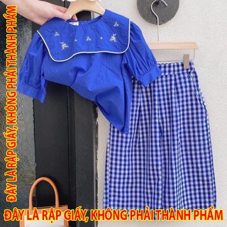 Rập giấy u0116 - set sơmi size lớn