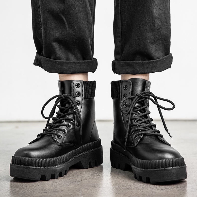 Bốt nam đế cao cực tôn dáng phong cách Hàn Quốc thu đông mới nhất | BigBuy360 - bigbuy360.vn