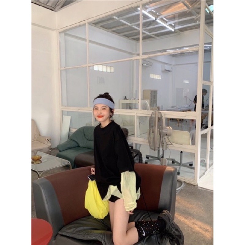 ÁO KIỂU 3/4 HỞ LƯNG FORM RỘNG CỘT DÂY NƠ SAU HÌNH THẬT | BigBuy360 - bigbuy360.vn