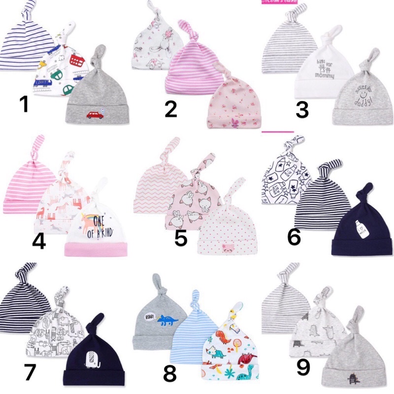 Set 3 Mũ Momcare cho bé