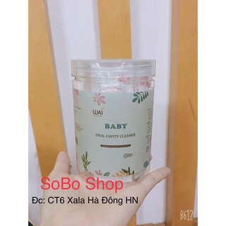 30 que gạt rơ lưỡi, tưa lưỡi WAI vệ sinh khoang miệng cho bé yêu