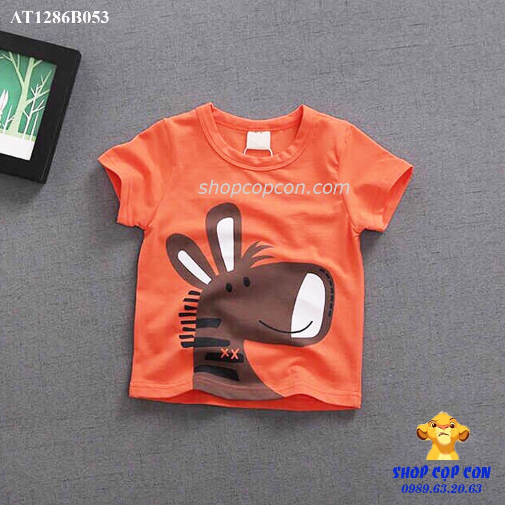 Áo thun bé trai in hình ngựa