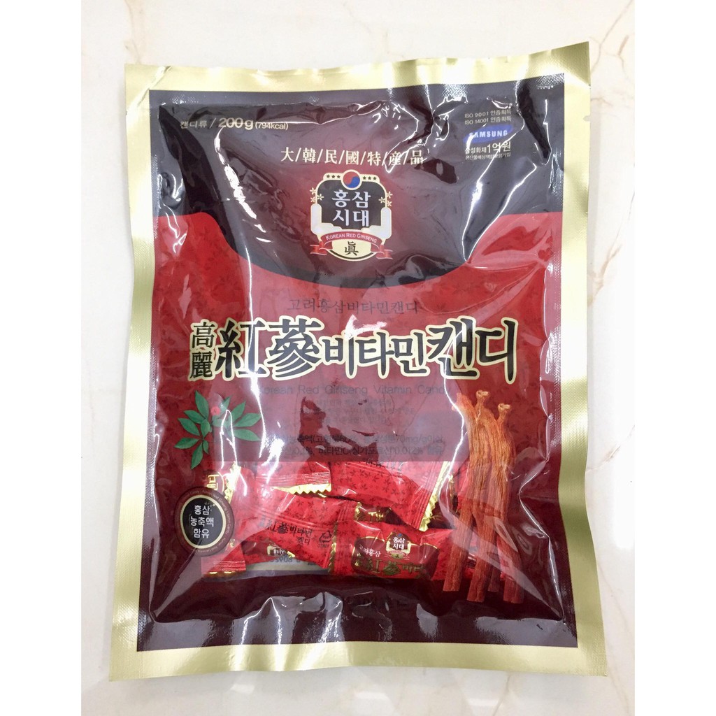 Kẹo sâm đỏ Hàn Quốc 200g