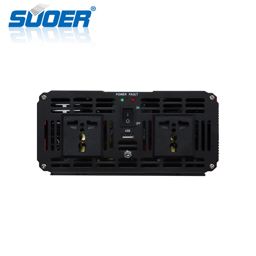 Bộ đổi điện sin chuẩn Suoer 2000w 24V sang 220V - FPC-2000B