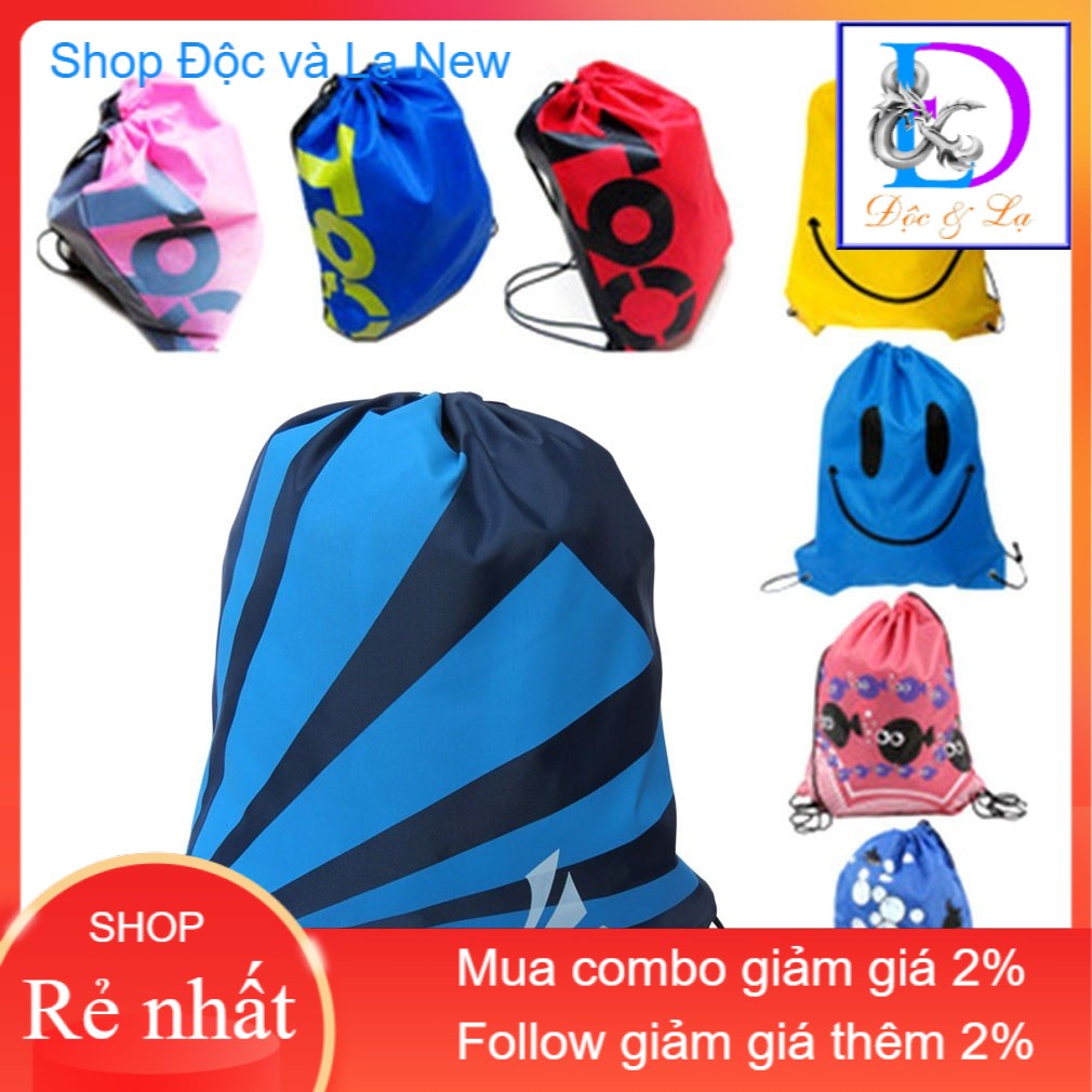 Balo- Túi dây rút đi biển kiểu thể thao chất liệu bền đẹp