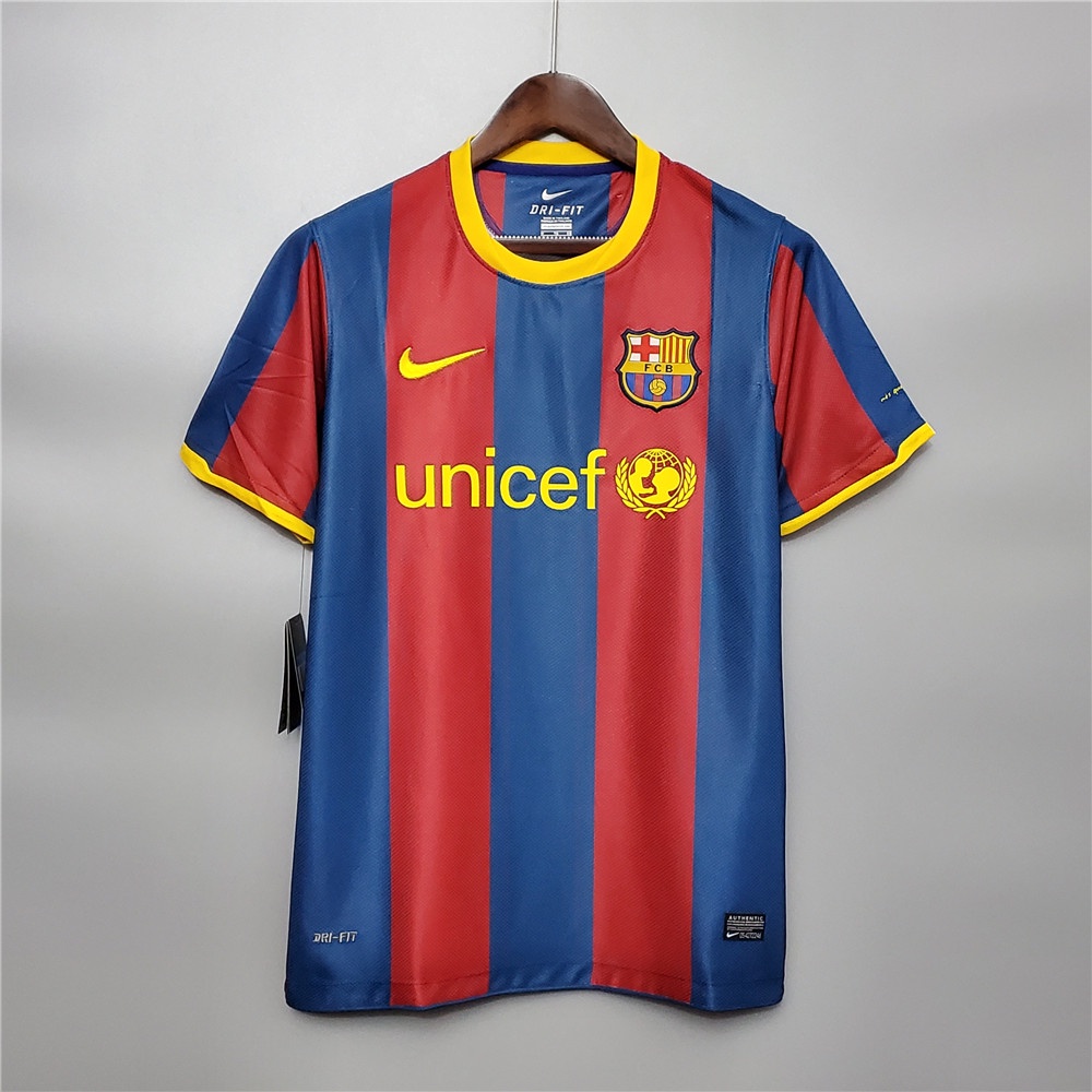 Áo Thun Bóng Đá Phong Cách Retro Barcelona 2010/2011 Cao Cấp