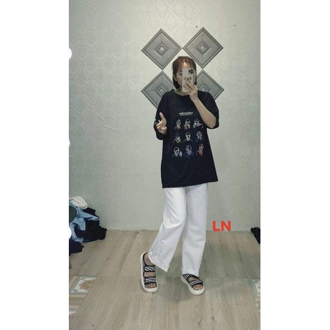 Sét áo sương rồng và chín mặt người +quần kaki trắng