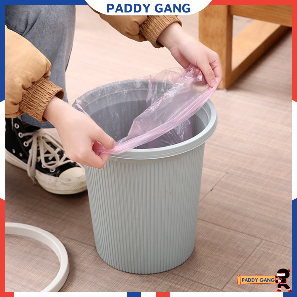 5 Cuộn Túi NiLon Đựng Rác Tự Phân Hủy Sinh Học size 45x50cm Túi Bóng Đen Dày Bao Chứa Rác Nhà Bếp Nhà Tắm Vệ Sinh