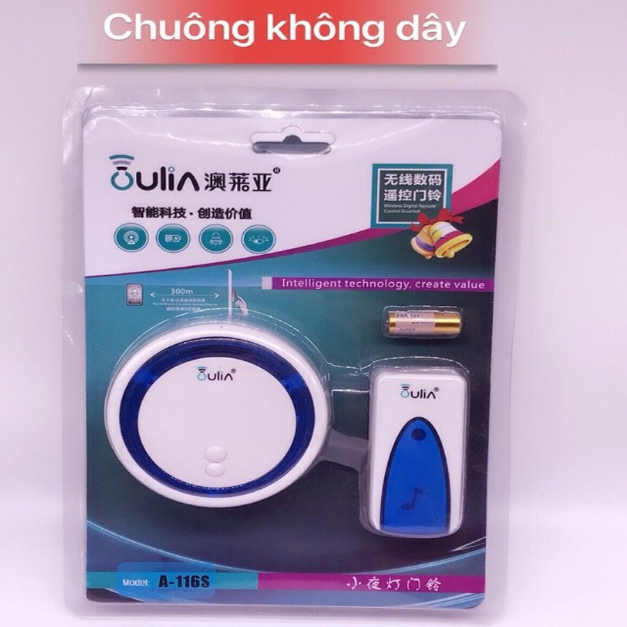 (Xe) Chuông cửa không dây Oulia A-116S ..