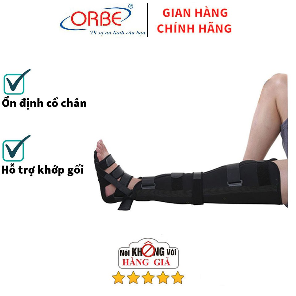 Nẹp chân ORBE H1 - chấn thương khớp và quanh khớp gối.