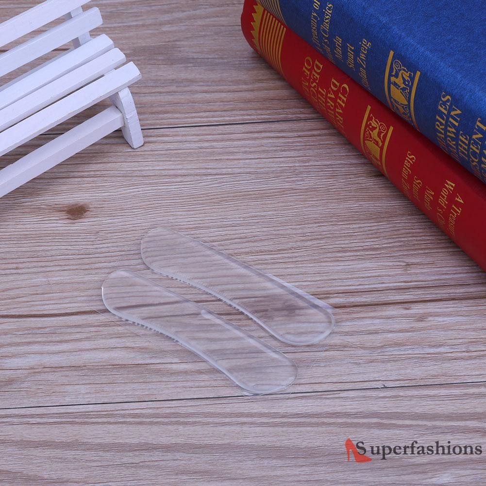 1 Cặp Miếng Silicone Trong Suốt Dán Gót Giày Cao Gót