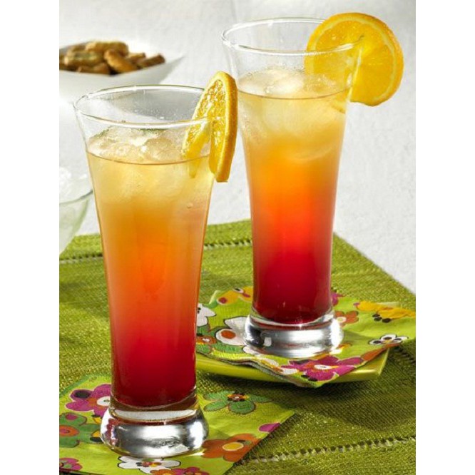 LY THỦY TINH TRONG SUỐT DÁNG LOE - LY ĐỰNG NƯỚC ÉP