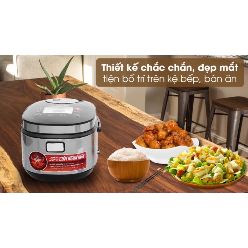 Nồi cơm điện tử Sunhouse mama 1.8 lít SHD8903 sản phẩm chính hãng % bảo hành 12T