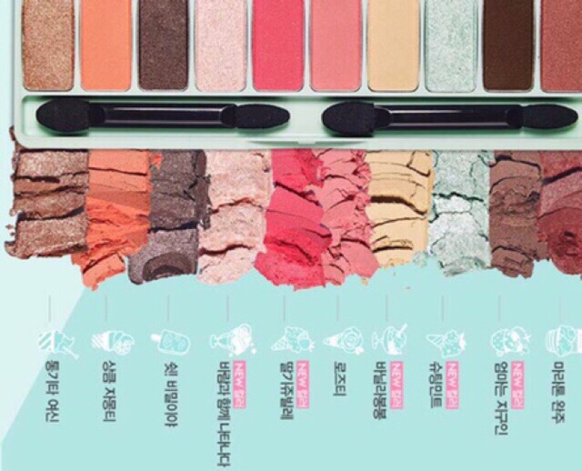 Phấn mắt Lameila Play Color Eye Phiên bản màu xanh Ice Van