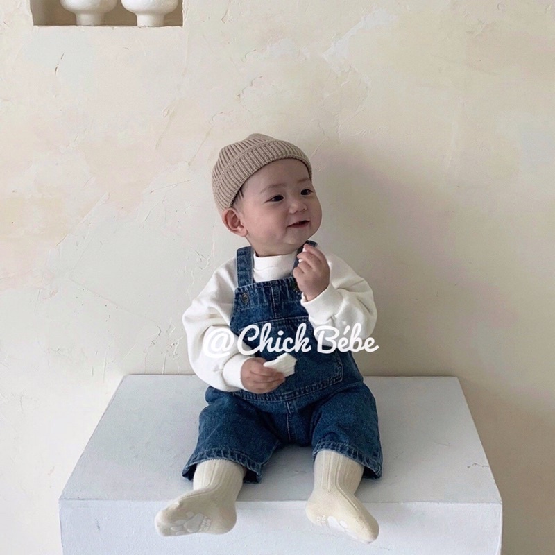 Quần yếm demin bonito made in korea cho bé trai từ 8kg