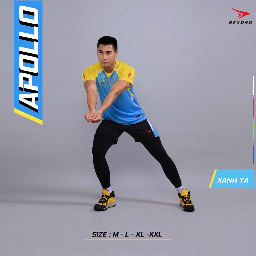 Quần áo thể thao, bóng chuyền nam nữ  Beyono Apollo Xanh Ya