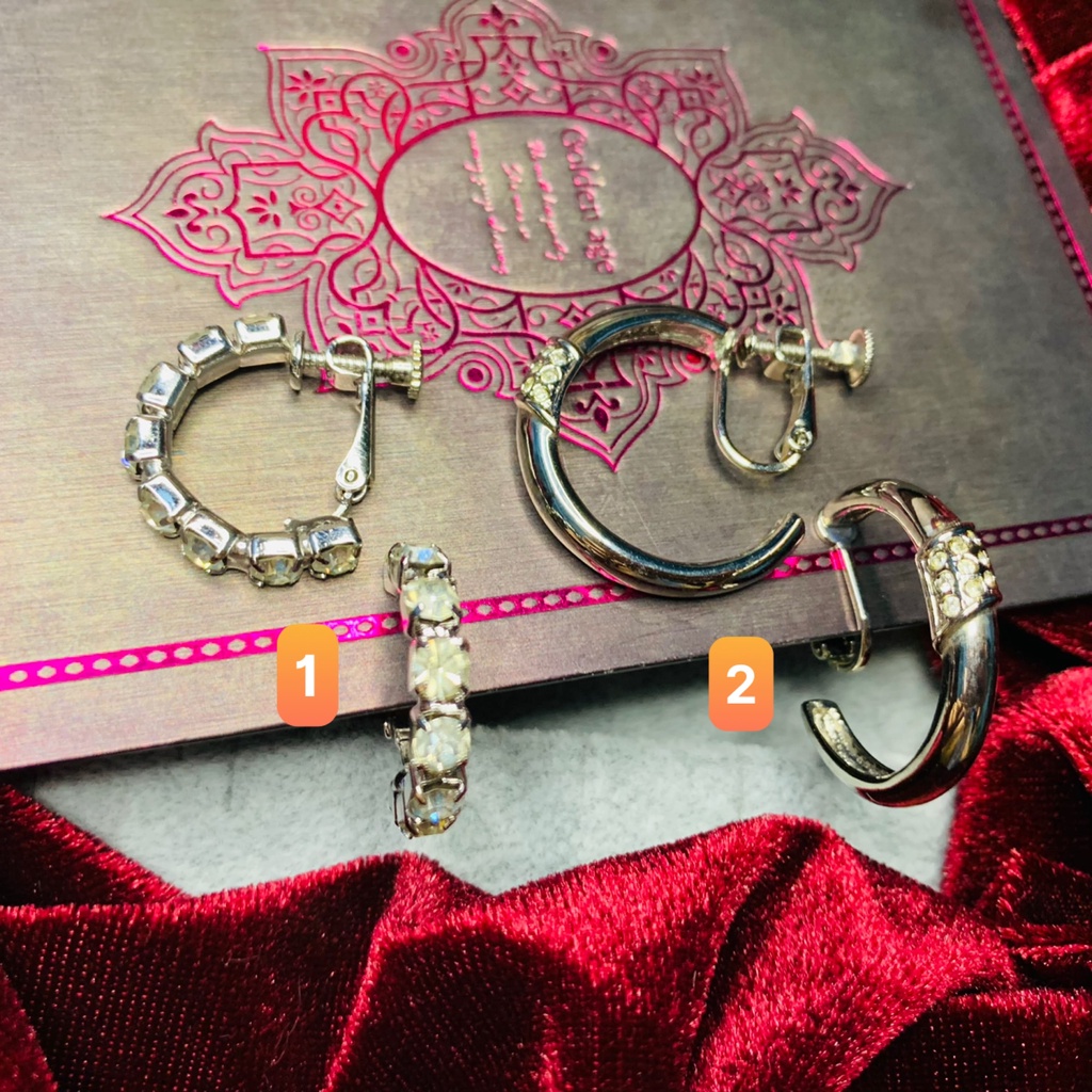 Bông tai Qúy phái | Vintage Earrings | Trang sức độc lạ || Si Nhật | 2hand