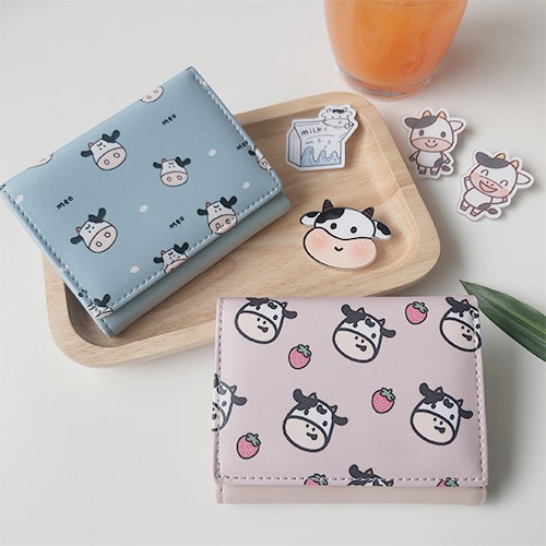 Ví bò sữa, ví cầm tay nữ mini  2021 xinh xắn, nhỏ gọn, bỏ túi, chất liệu da PU cao cấp VB001 | BigBuy360 - bigbuy360.vn