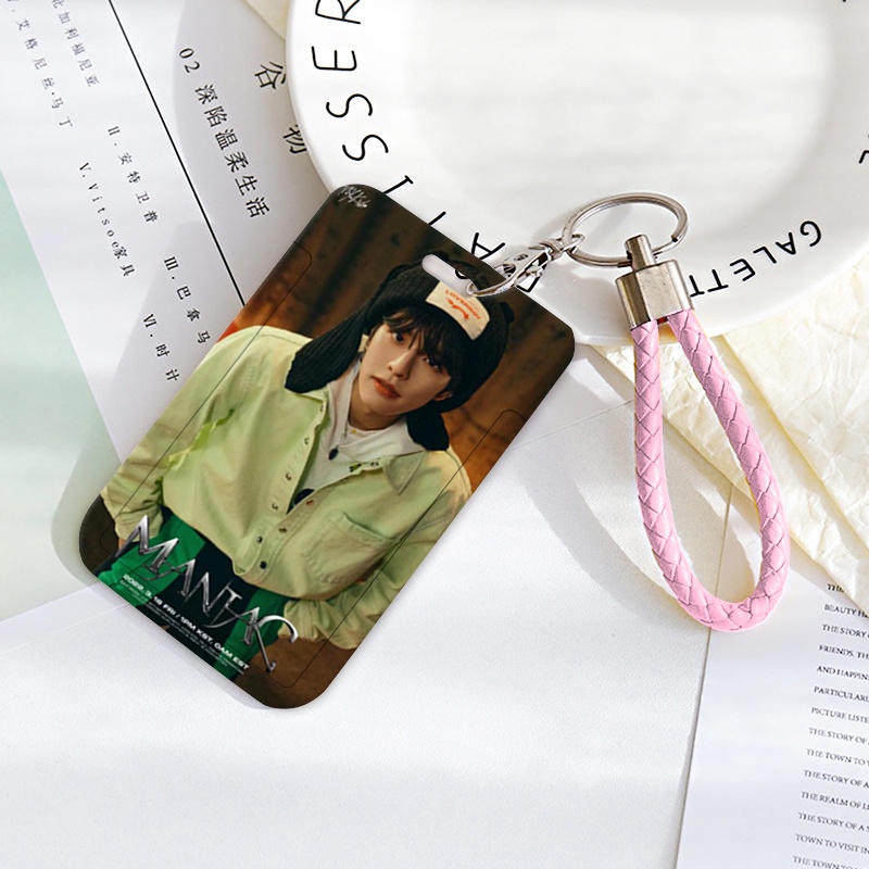 Bao Đựng Thẻ ID/Thẻ ID/Thẻ Xe Buýt Có Nắp Trượt Kiểu KPOP Stray Kids Dễ Thương Cho Học Sinh