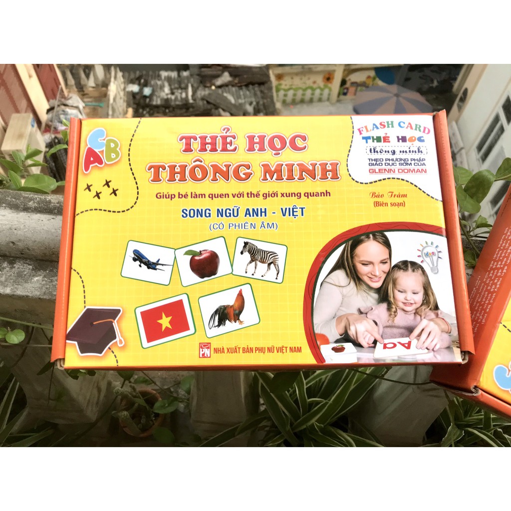 Flashcard Bộ thẻ học thông minh cho bé 18 chủ đề TGXQ sắc nét