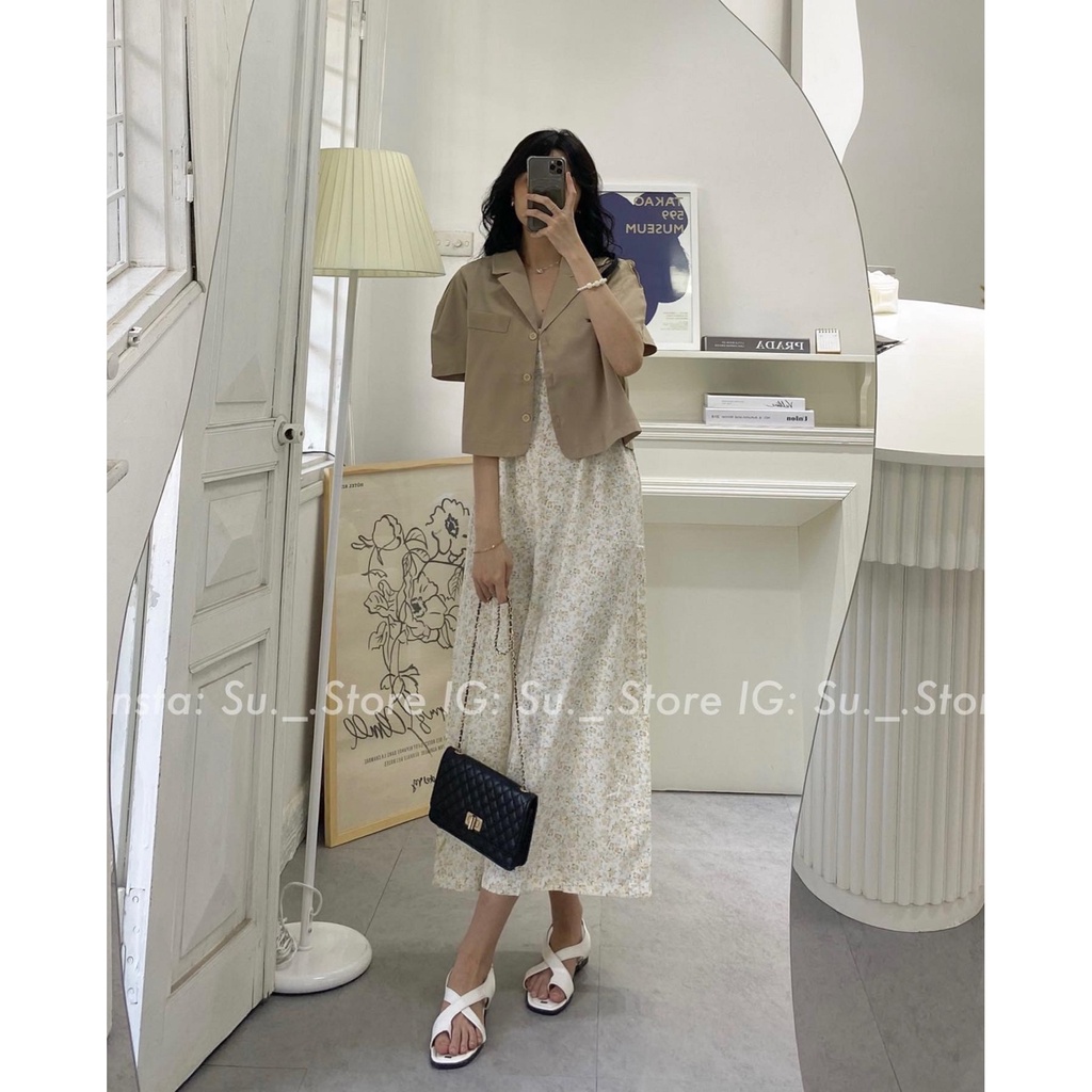 Áo sơ mi dáng ngắn 3 cúc A2277 SUSTORE