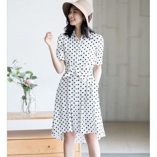 ĐẦM CHẤM BI 2 KIỂU THẮT EO AN2909