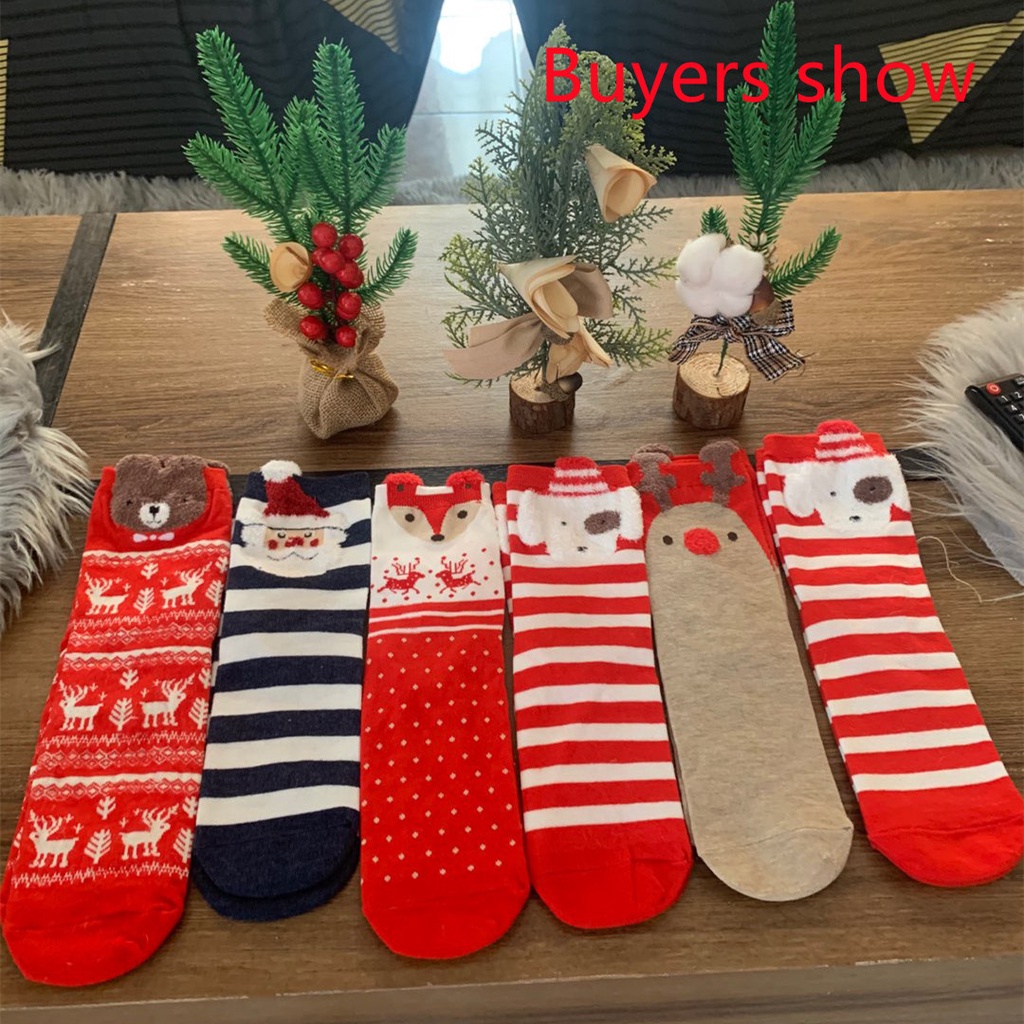 Bông Giáng Sinh Vớ Mờ Giữa Vớ Cho Nam Nữ Unisex Kích Thước Món Quà Giáng Sinh Bông Hợp Thời Trang Ấm Cúng Vớ Thể Thao Medyas Giáng Sinh Trang Trí Nội Thất Trang Trí Nội Thất Chúc Mừng Năm Mới 2022