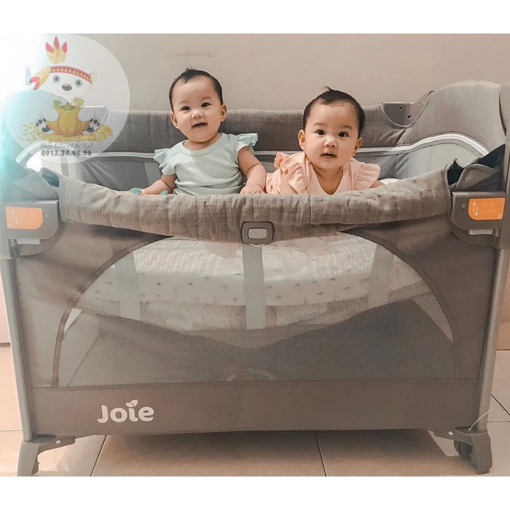 Giường cũi cao cấp hạ thành Joie Kubbie Sleep( tặng kèm túi joie)