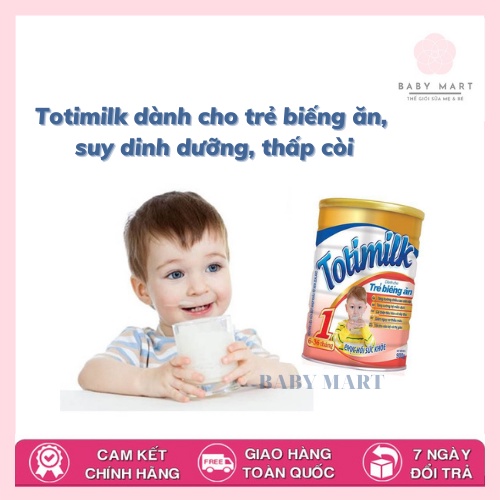 Sữa Totimilk 900g dành cho trẻ biếng ăn số 1 DATE MỚI NHẤT