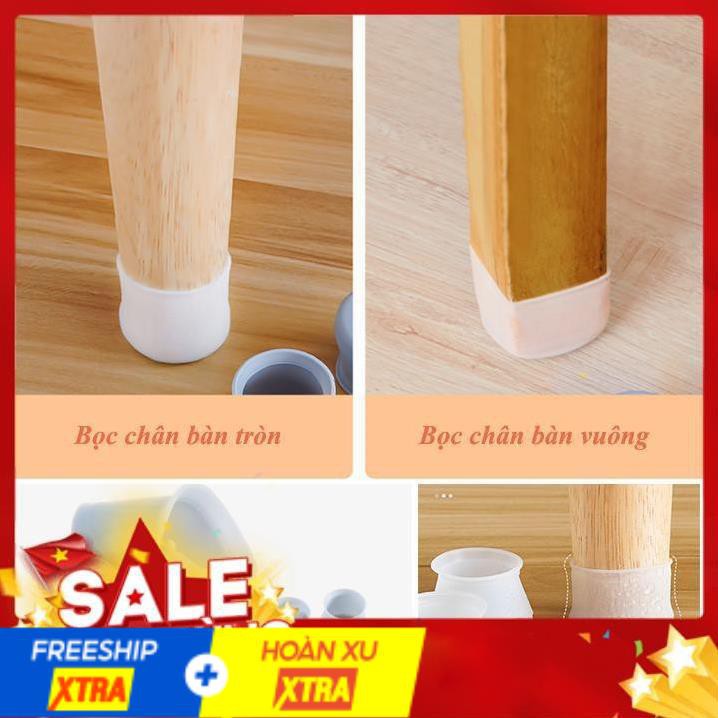 [ RẺ VÔ ĐỊCH ]  Silicon Tròn Bọc Bảo Vệ Chân Bàn Ghế Tiện Dụng-1 Nút 00826