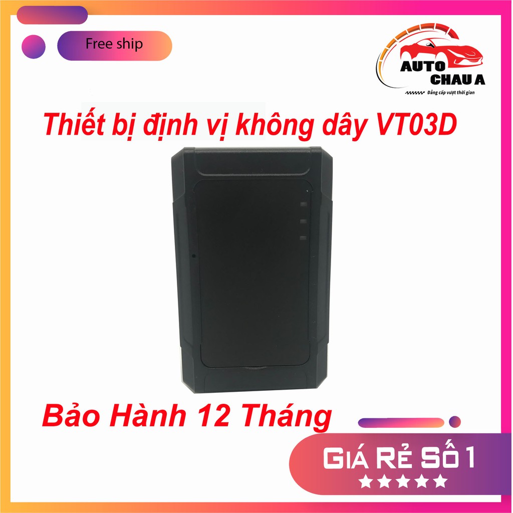 Thiết Bị Định Vị Không Dây VT03D Pin 18 Ngày