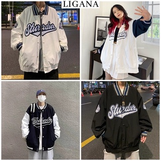 Áo khoác Bomber Dù TORIC Ulzzang Nam Nữ Unisex Form Rộng LIGANA