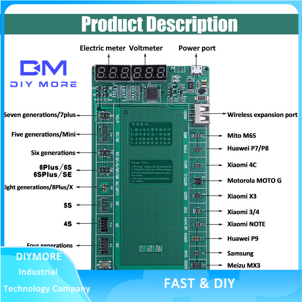 W209 Pro Battery Quick Charging Activation Board Test Fixture for Smart Phone