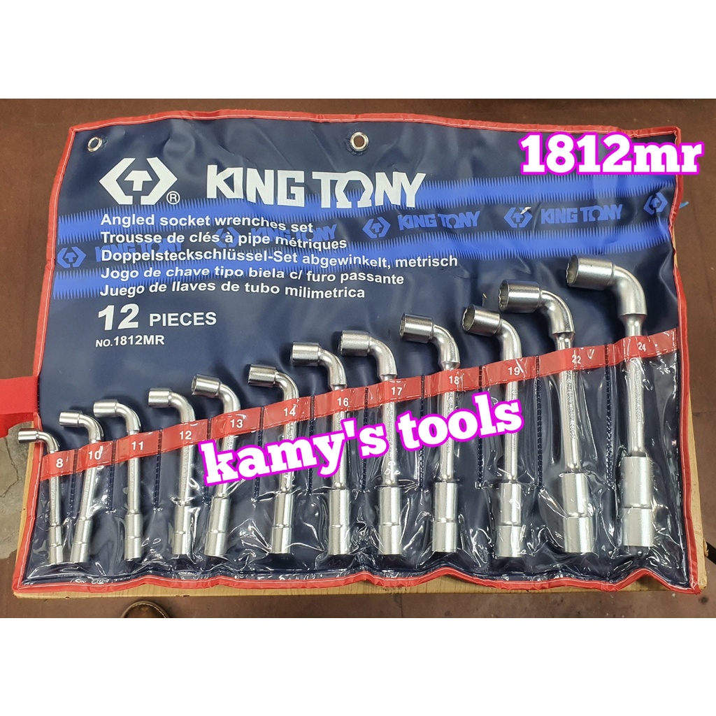 Bộ cần ống điếu 12 chi tiết 8-24mm Kingtony model 1812MR