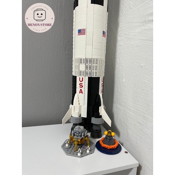 Đồ chơi lắp ráp 61001 12006 18001 37003 80013 Tàu vũ trụ NASA Apollo Saturn V