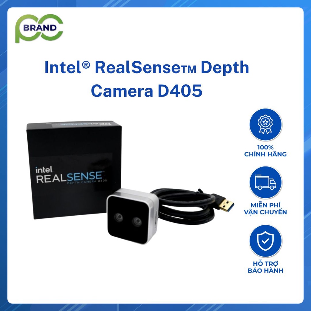 Camera giám sát Intel RealSense D405 công nghệ quốc tế - Brand PC