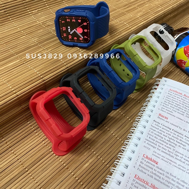 Bộ dây liền ốp apple watch (phong cách thể thao G-$ock)