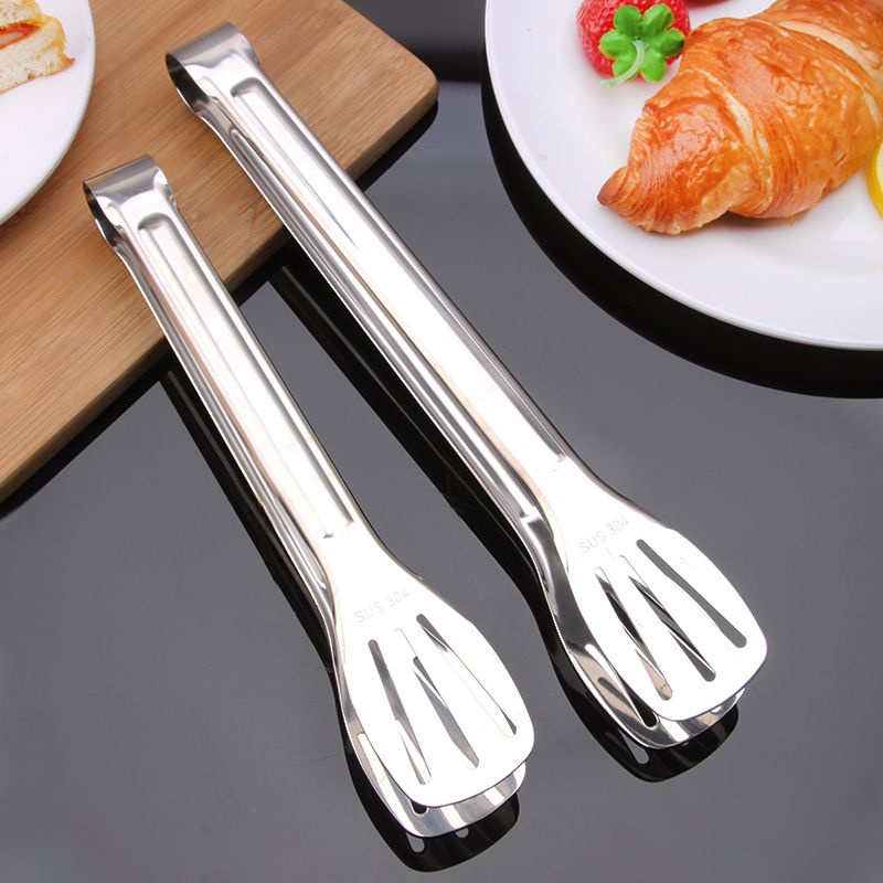 Kẹp inox  đa năng gắp thức ăn, gắp đá,gắp đồ dán nướng