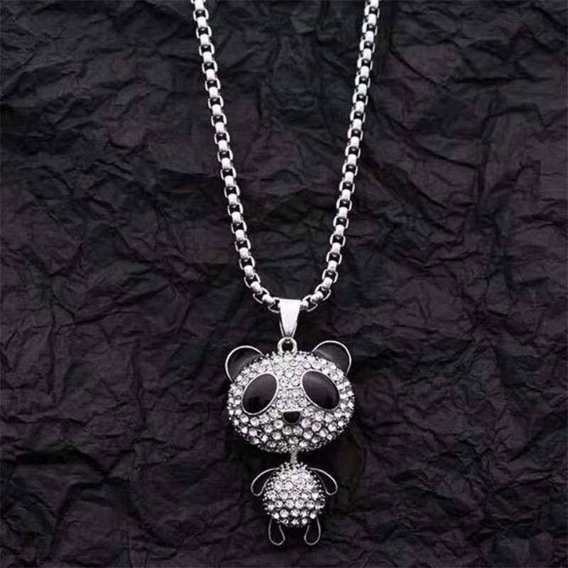 Dây Chuyền Mặt Gấu Trúc Nhỏ Đính Đá Dễ Thương Thời Trang 2022 F722