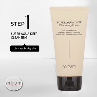 sữa rửa mặt tẩy trang cao cấp MIRUM