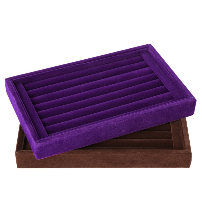 Hộp Trưng Bày Nhẫn Bằng Nhung Kích Thước 22.5 * 14.5cm