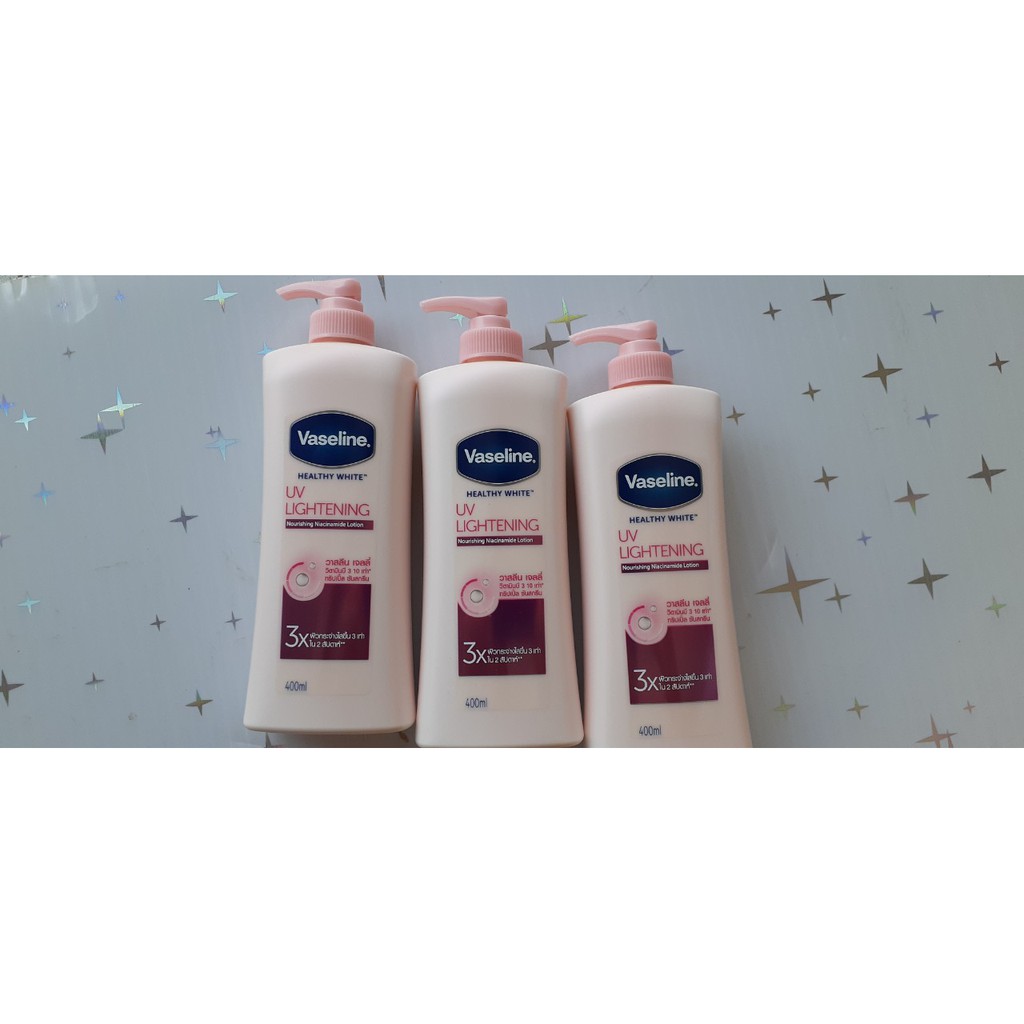 Sữa Dưỡng Thể Trắng Hồng Vaseline UV Lightening 3X 400ml