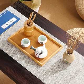 Khay gỗ đựng trà phong cách Nhật Bản