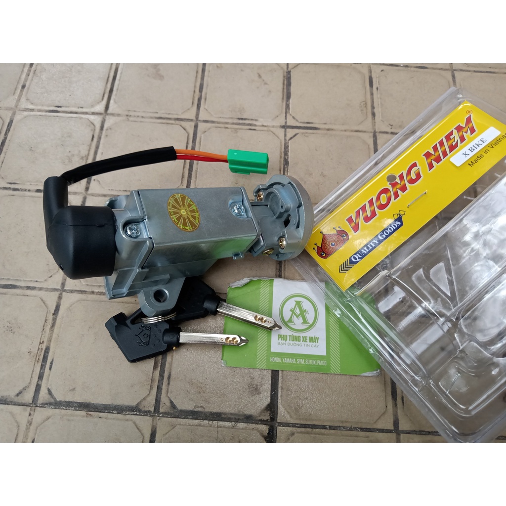 BỘ Ổ KHOÁ SUZUKI AXELO- XBIKE - HAYATE-IMPLUSE 125 6 cạnh