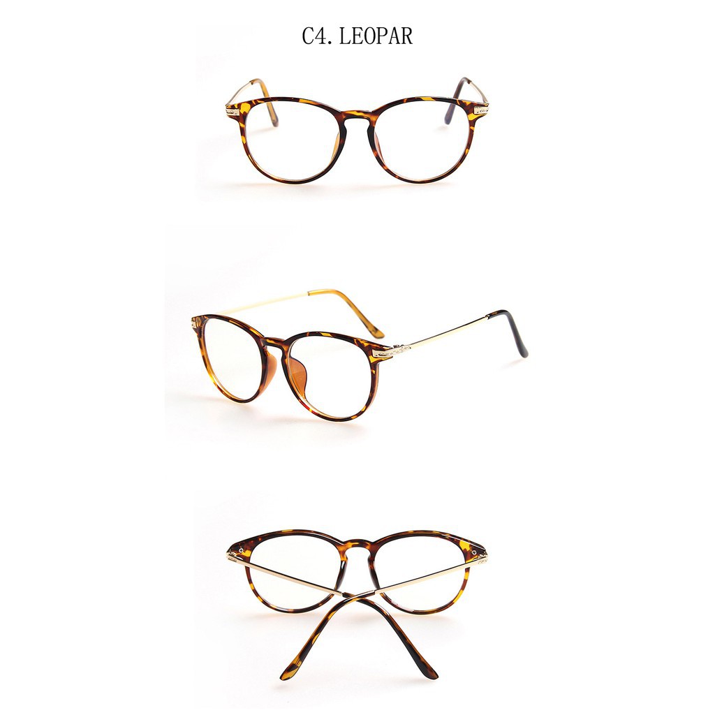 Kính mắt gọng kim loại kiểu dáng cổ điển thời trang balo local brand | BigBuy360 - bigbuy360.vn