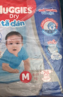 Tã quần/dán Huggies S56, M54, M76, L48, L68