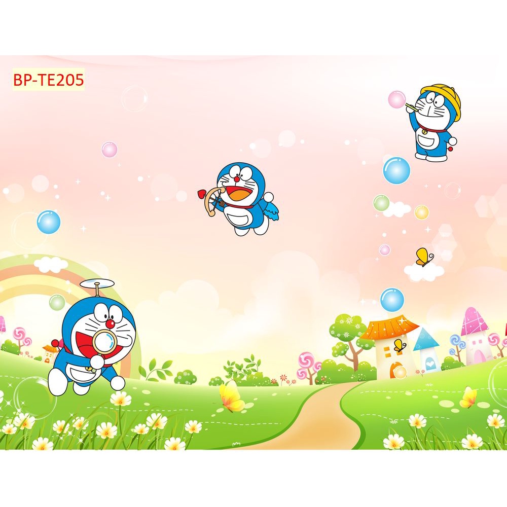 Tranh Dán Tường Giành Cho Trẻ Em HOẠT HÌNH NHẬT BẢN DORAEMON Khổ Lớn