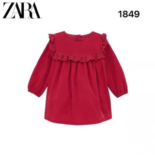 Váy zara đỏ bé gai